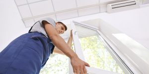 window replacement done by a trained professional