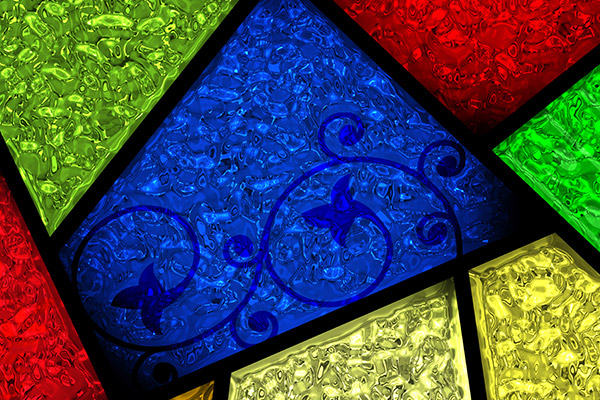 stained glass artwork